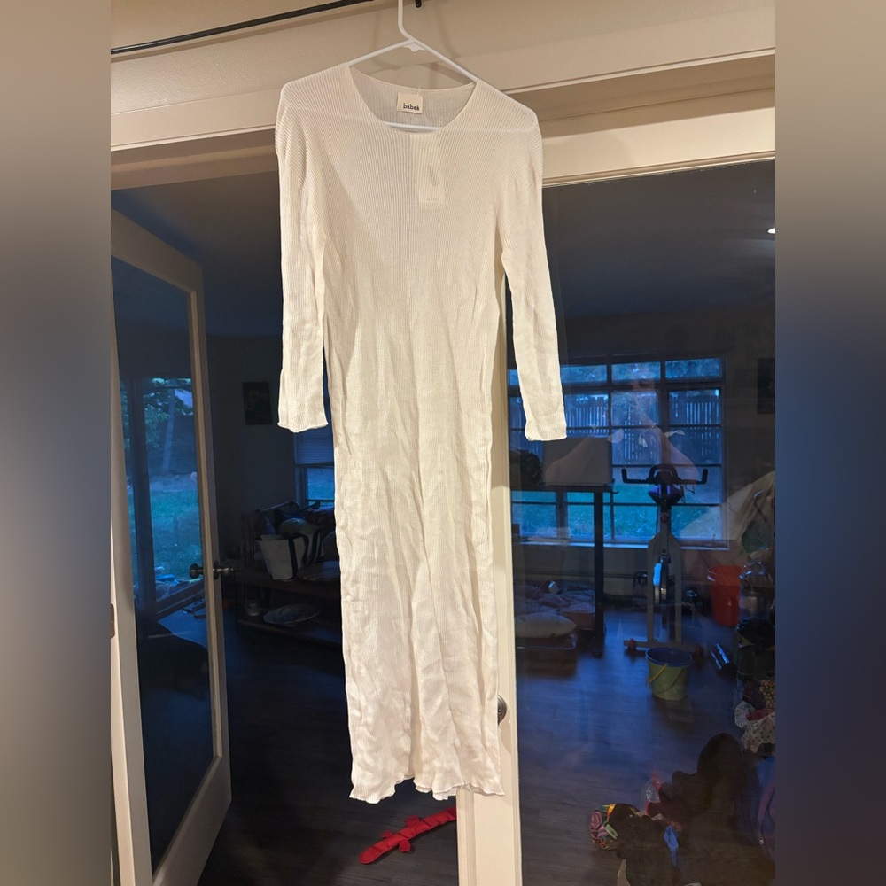 Babaa shirt dress off white/cream EUC